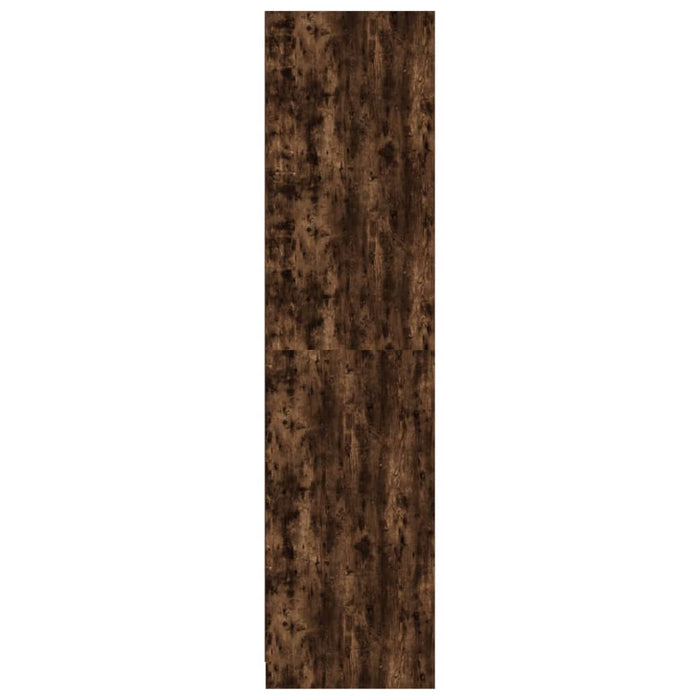 Wardrobe Smoked Oak Engineered Wood 100 cm
