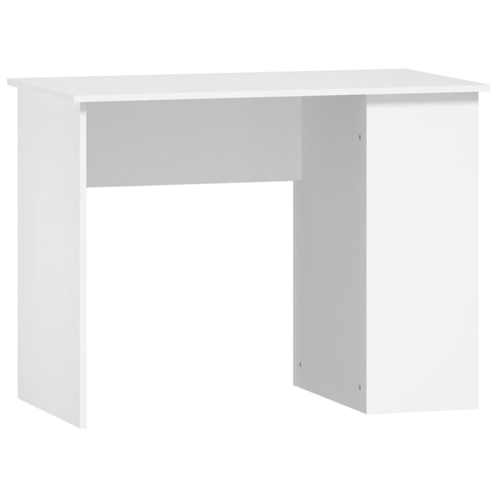Desk White 100x55x75 Engineered Wood 100 cm