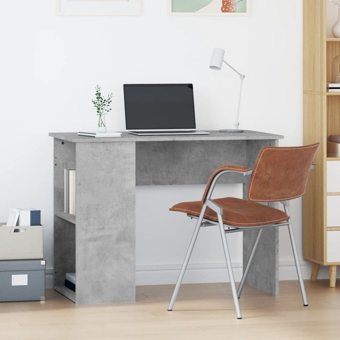 Desk Concrete Grey 100x55x75 Engineered Wood 100 cm