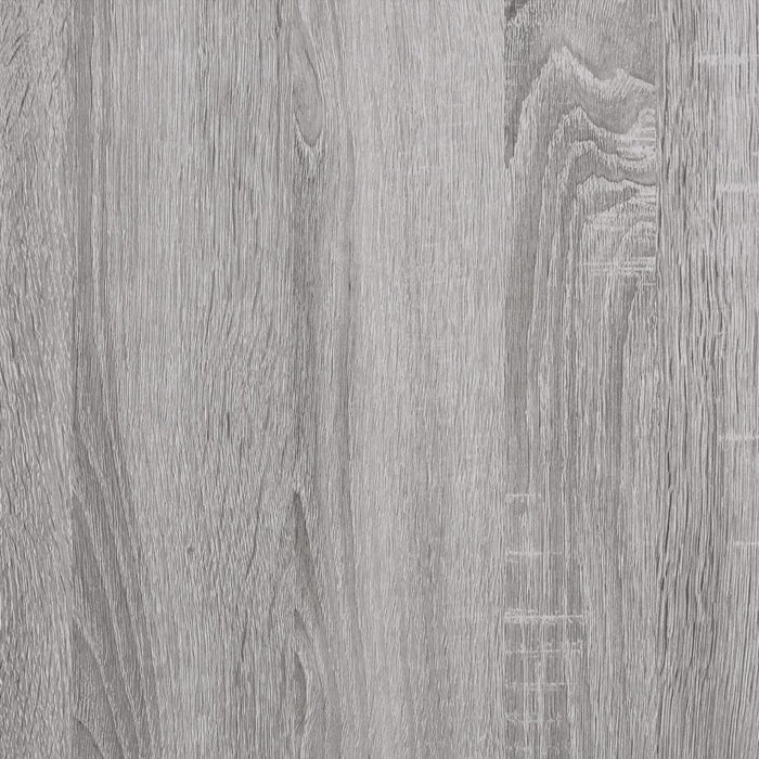 Desk Grey Sonoma Engineered Wood and Iron 100 cm