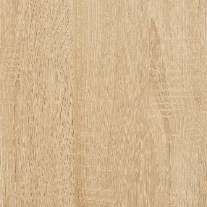 Desk Sonoma Oak Engineered Wood and Iron 80 cm