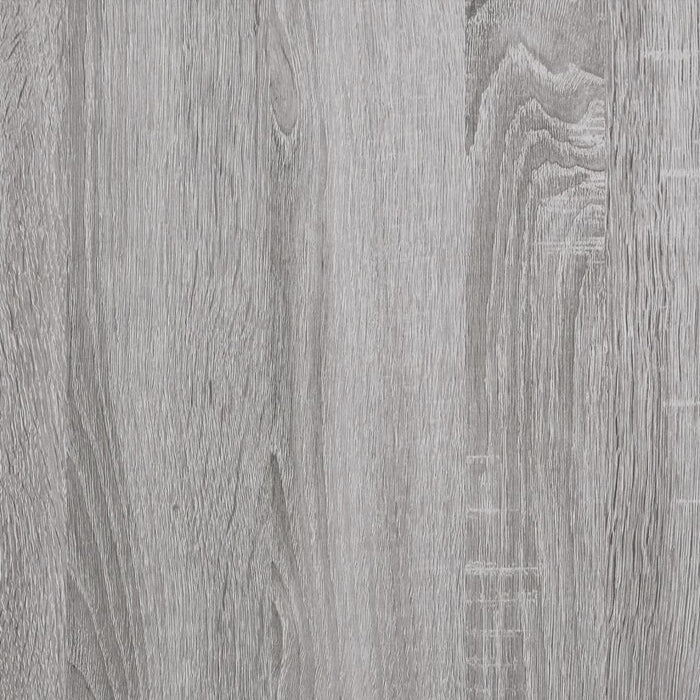Desk Grey Sonoma Engineered Wood and Iron 80 cm