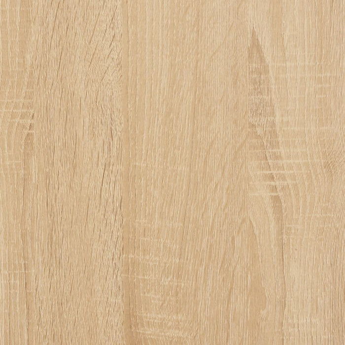 Desk Sonoma Oak Engineered Wood and Iron 100 cm