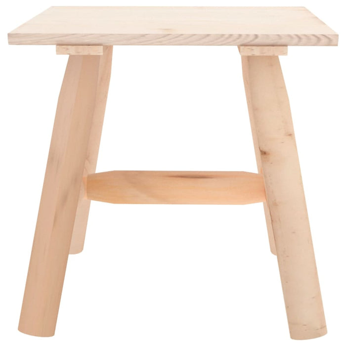 Side Table Solid Wood Spruce 49 cm