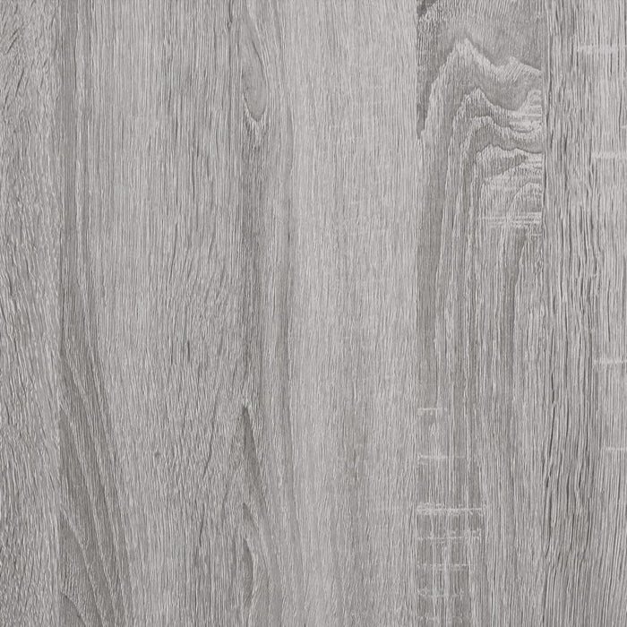 Bed Frame Grey Sonoma Engineered Wood 120 cm
