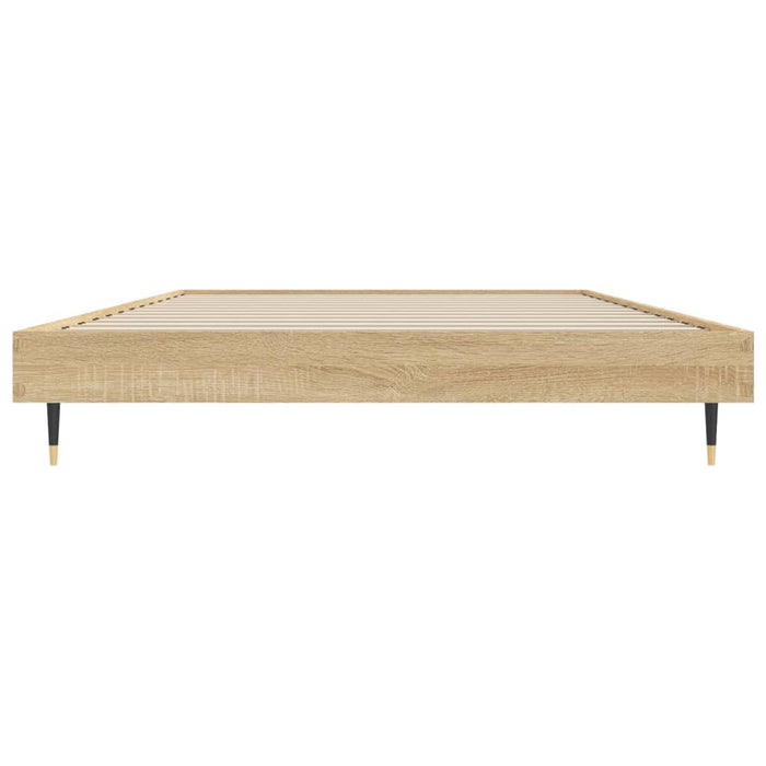 Bed Frame Sonoma Oak Engineered Wood 100 cm