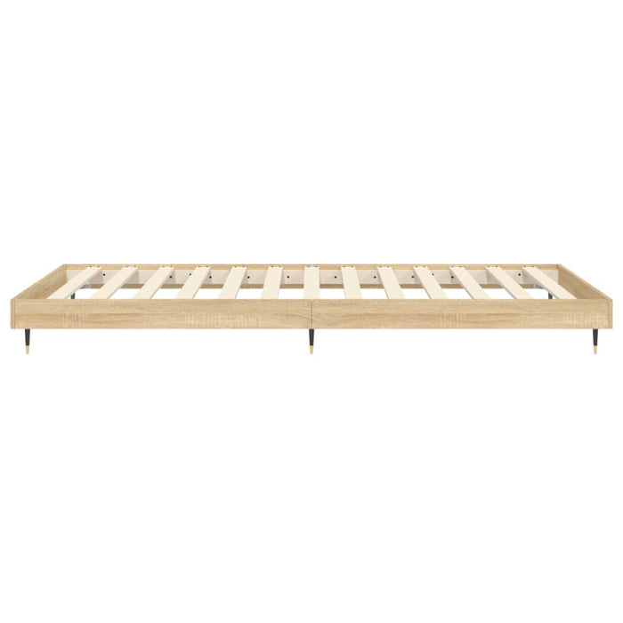 Bed Frame Sonoma Oak 2FT6 Small Single Engineered Wood
