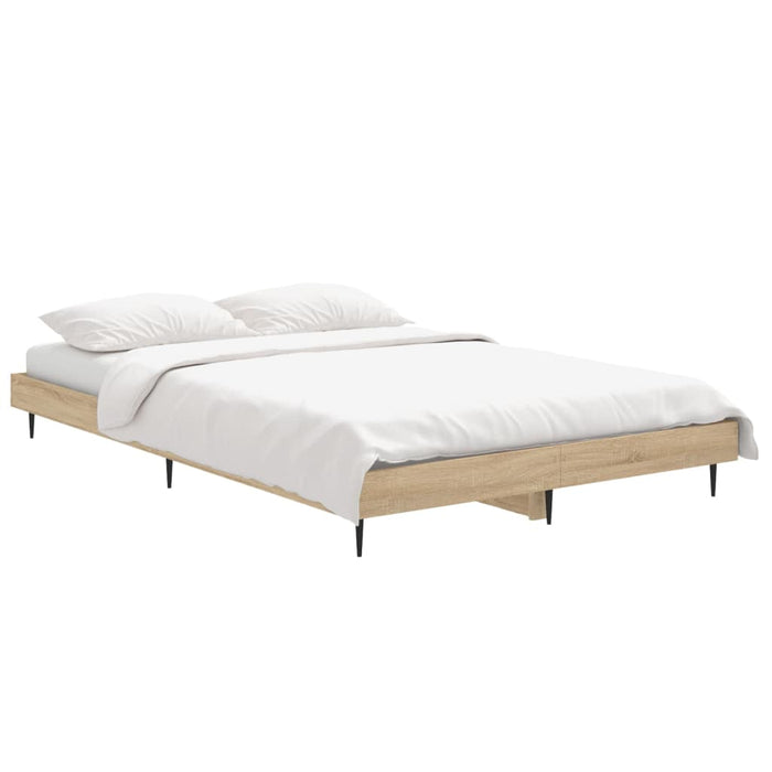 Bed Frame Sonoma Oak 4FT Small Double Engineered Wood