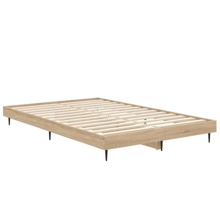 Bed Frame Sonoma Oak 4FT Small Double Engineered Wood
