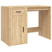 Desk with Cabinet Sonoma Oak Engineered Wood.