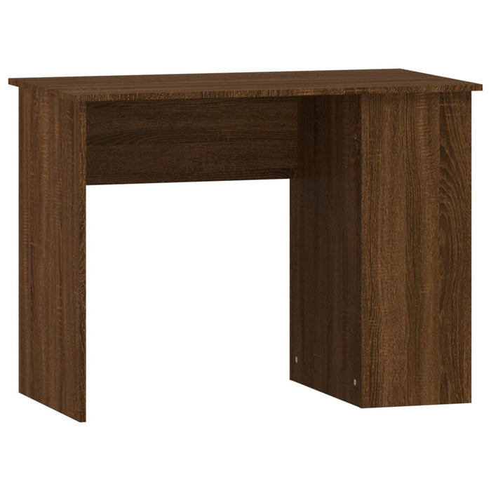 Desk Brown Oak Engineered Wood 100 cm