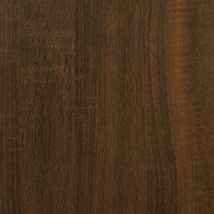 Desk Brown Oak Engineered Wood 100 cm