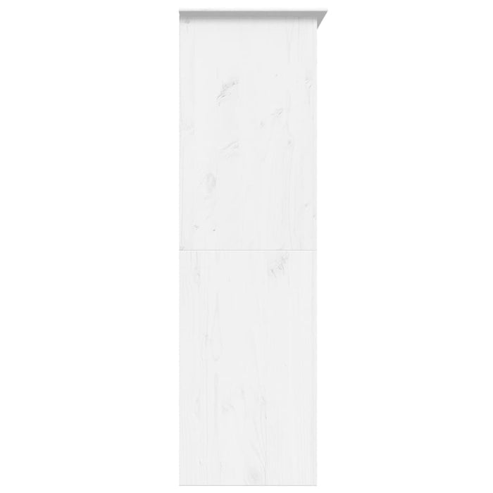 Wardrobe BODO White Solid Wood Pine 151.5 cm