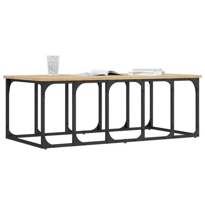 Coffee Table Sonoma Oak 100x50x35.5 cm Engineered Wood