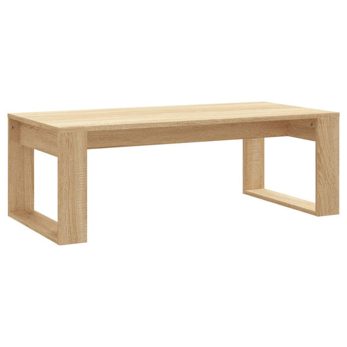 Coffee Table Sonoma Oak Engineered Wood 102 cm