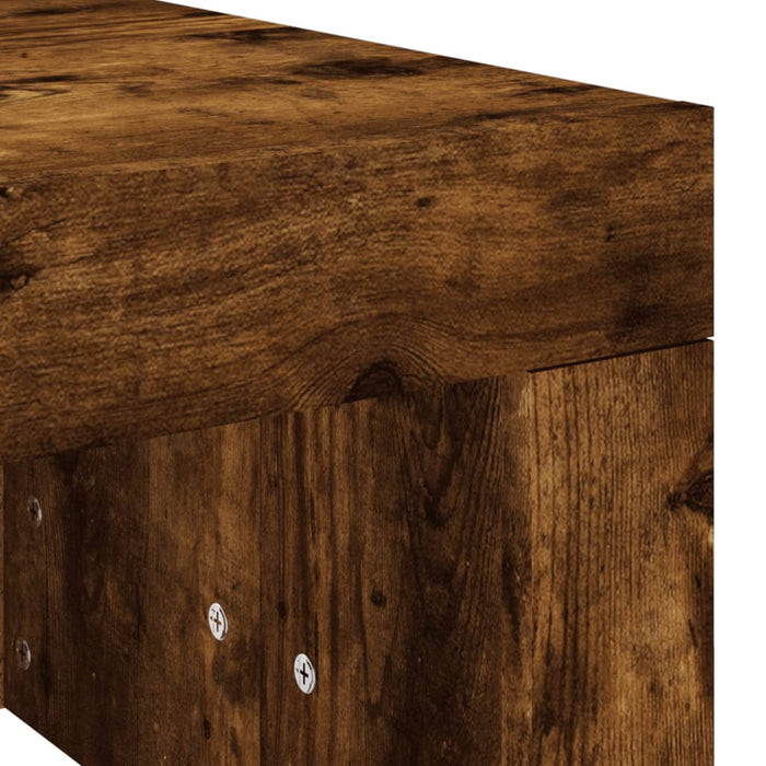 Coffee Table Smoked Oak Engineered Wood 102 cm