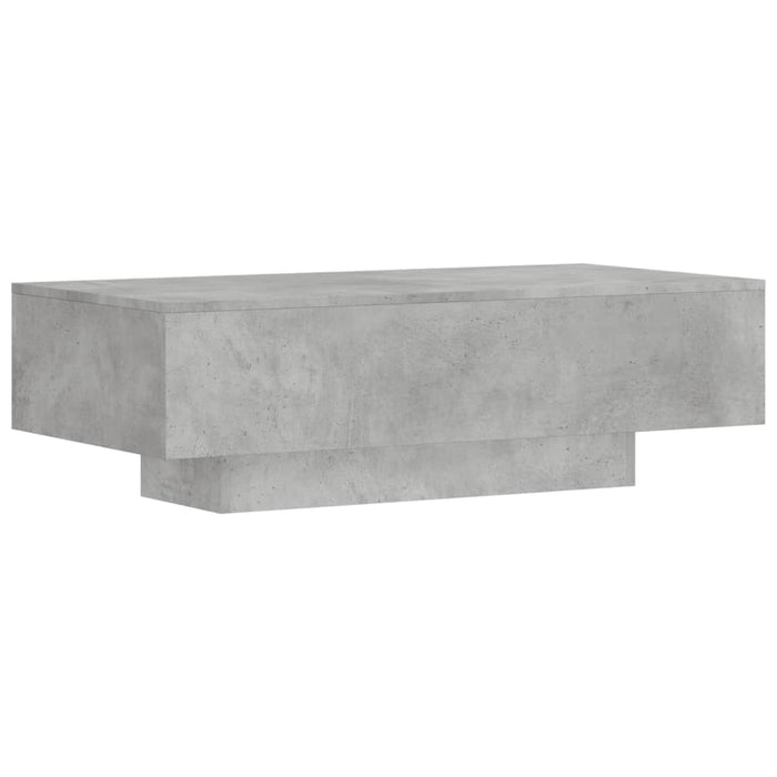 Coffee Table Concrete Grey Engineered Wood 100 cm
