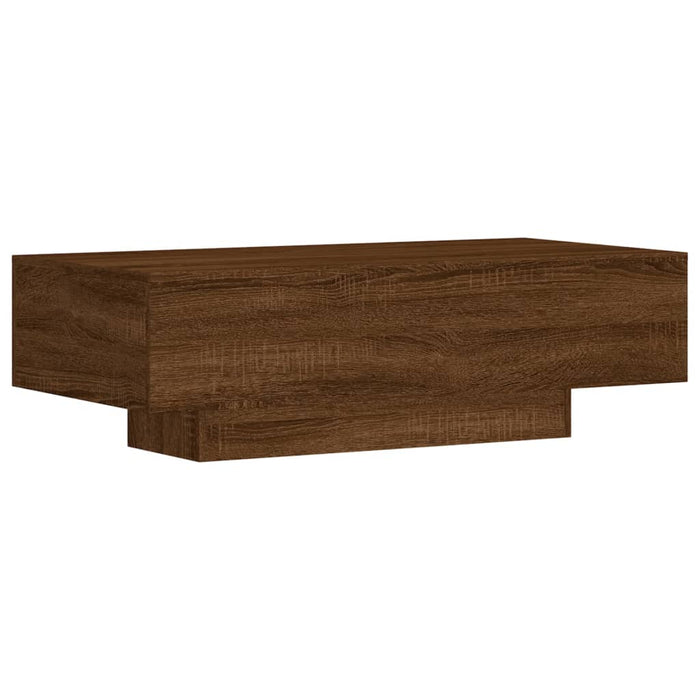 Coffee Table Brown Oak Engineered Wood 100 cm
