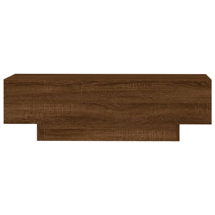 Coffee Table Brown Oak Engineered Wood 100 cm