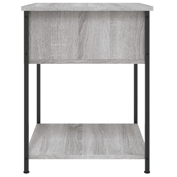 Bedside Tables 2 pcs Grey Sonoma Engineered Wood 44 cm
