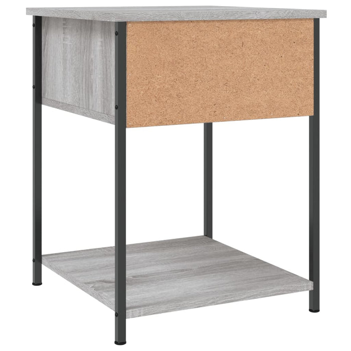 Bedside Tables 2 pcs Grey Sonoma Engineered Wood 44 cm