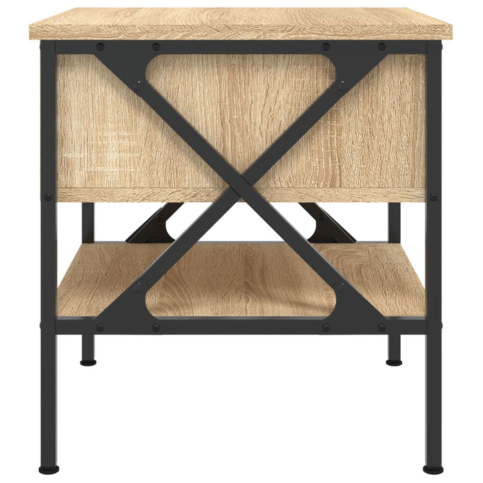 Bedside Table Sonoma Oak Engineered Wood 40 cm