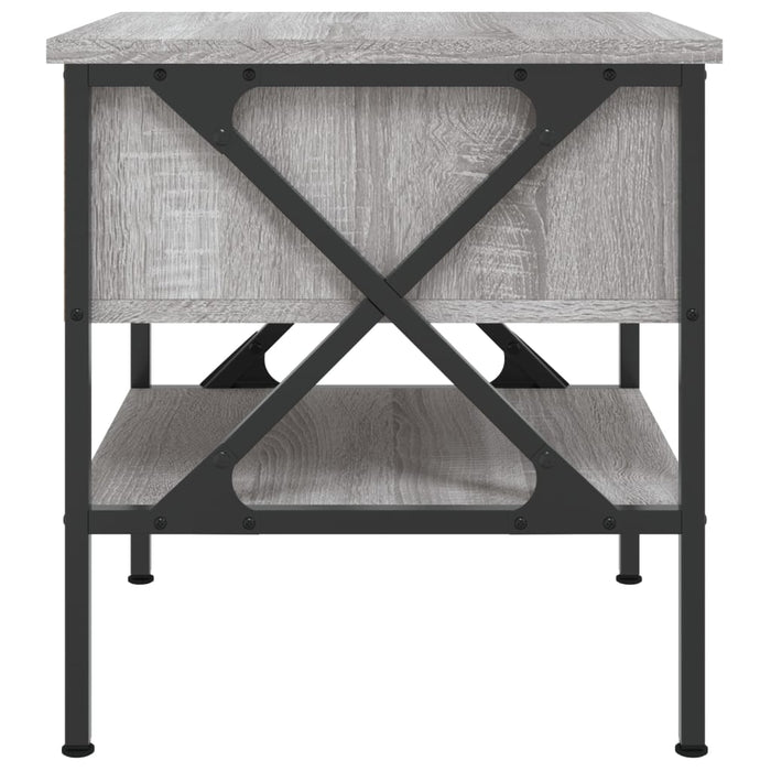 Bedside Tables 2 pcs Grey Sonoma Engineered Wood 40 cm