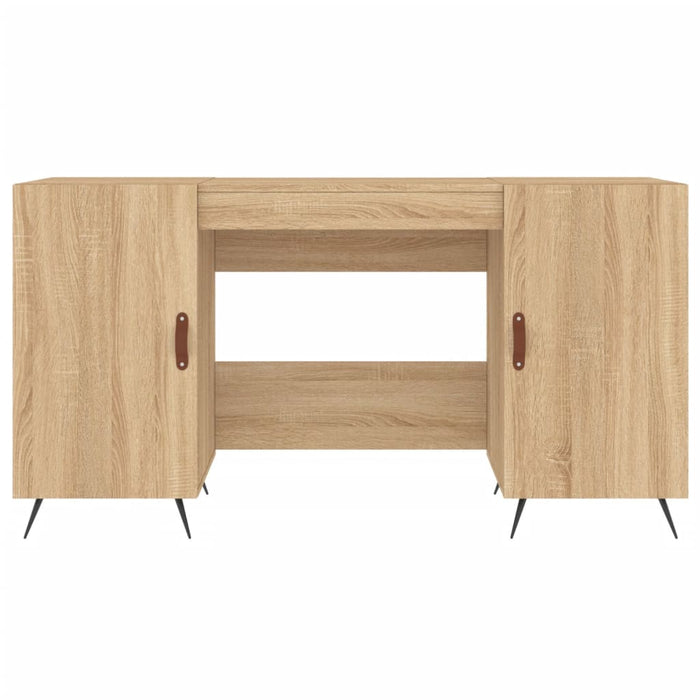 Desk Sonoma Oak Engineered Wood 140 cm
