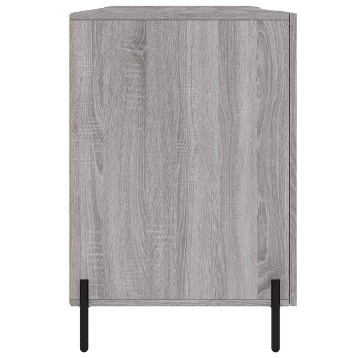 Desk Grey Sonoma Engineered Wood 140 cm