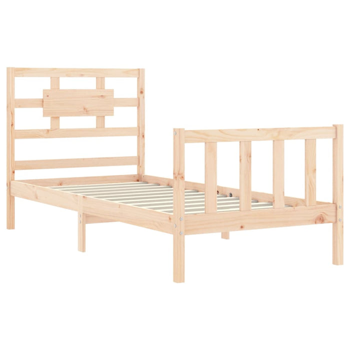 Bed Frame with Headboard 3FT Single