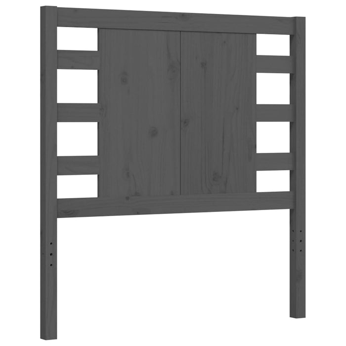 Bed Frame with Headboard Grey 3FT
