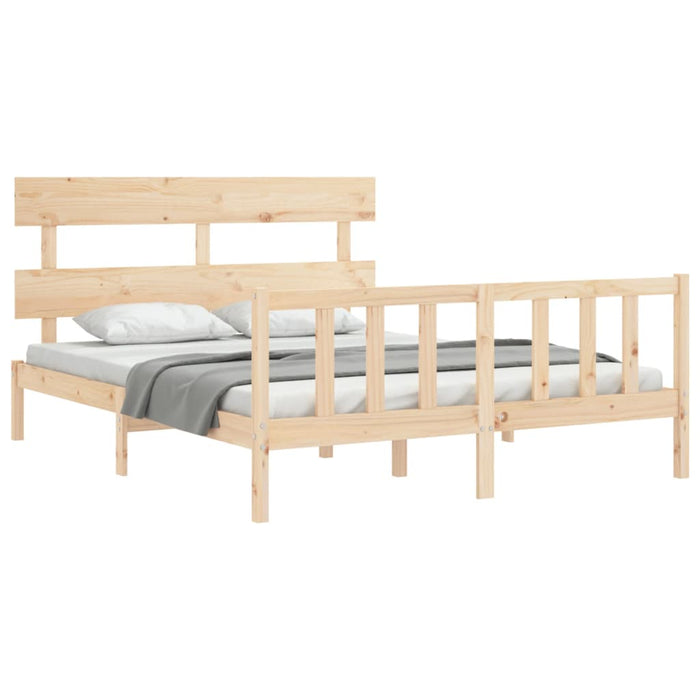 Bed Frame with Headboard 5FT King