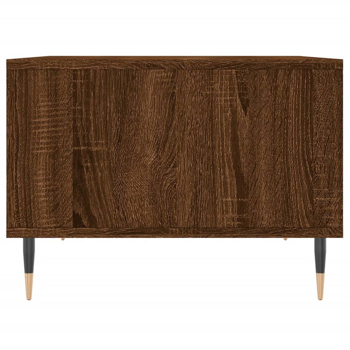 Coffee Table Brown Oak 60x50x36.5 cm Engineered Wood