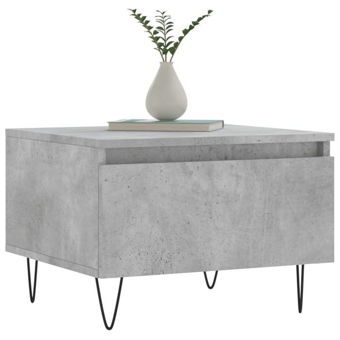 Coffee Tables 2 pcs Concrete Grey 50x46x35 cm Engineered Wood