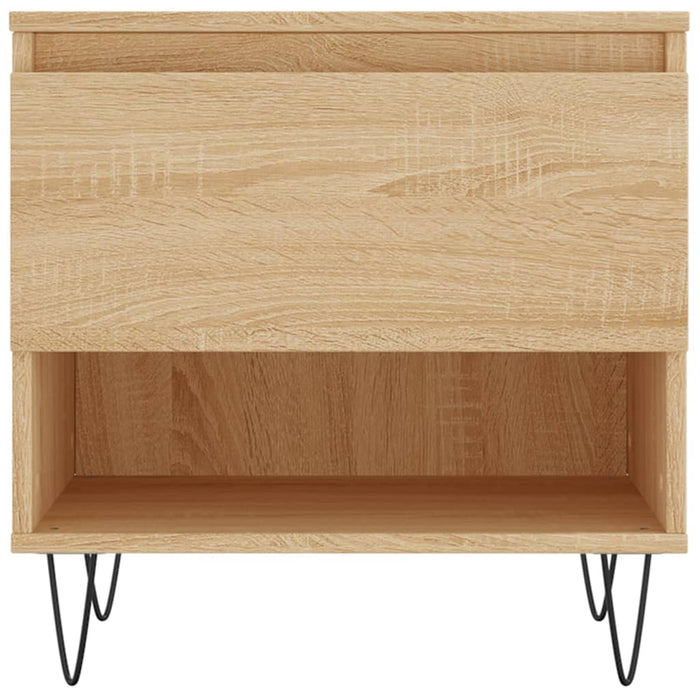 Coffee Table Sonoma Oak 50x46x50 cm Engineered Wood