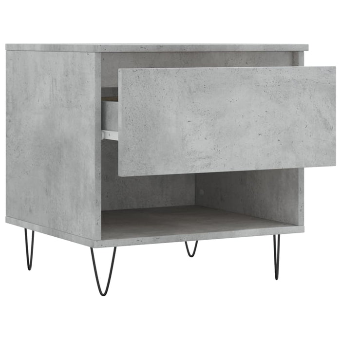 Coffee Tables 2 pcs Concrete Grey 50x46x50 cm Engineered Wood