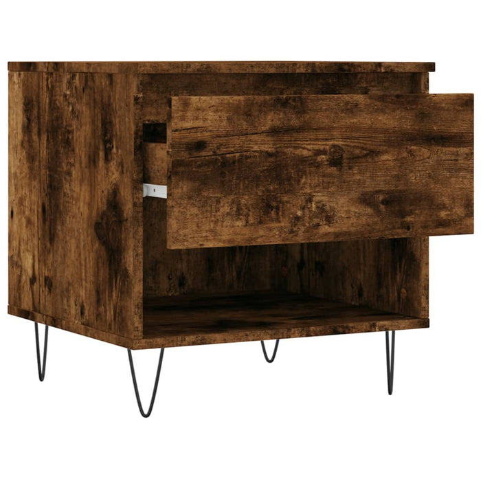 Coffee Tables 2 pcs Smoked Oak 50x46x50 cm Engineered Wood