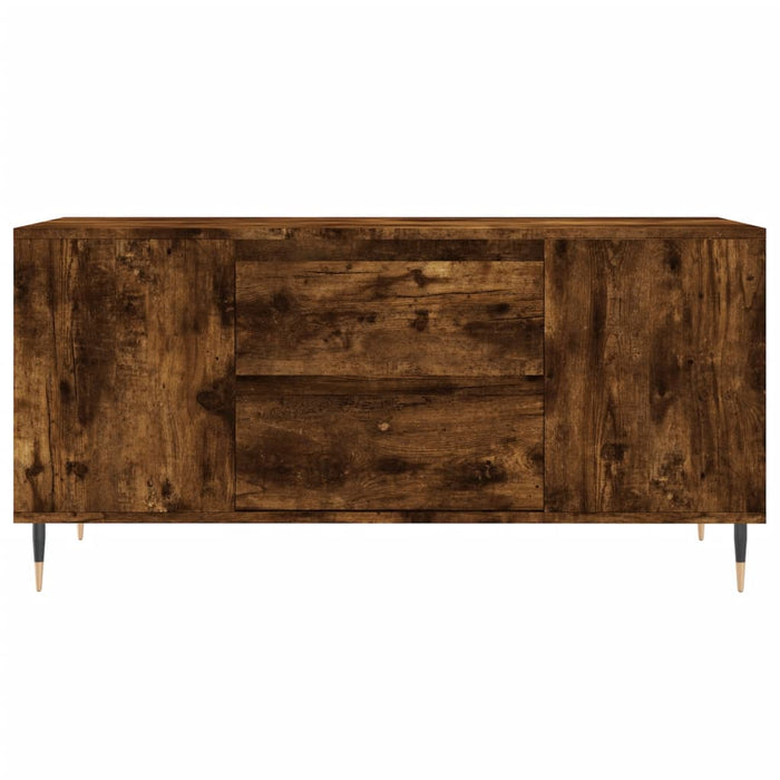 Coffee Table Smoked Oak 102x44.5x50 cm Engineered Wood
