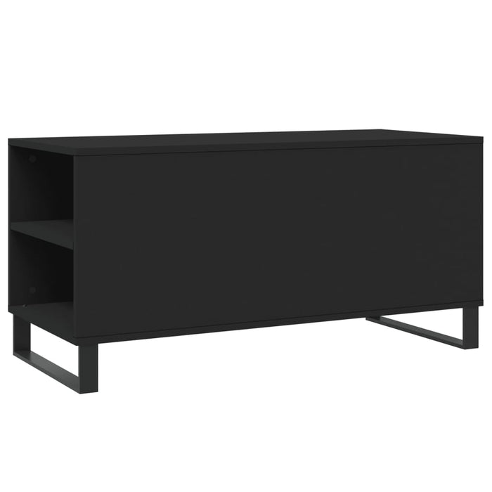 Coffee Table Black 102x44.5x50 cm Engineered Wood