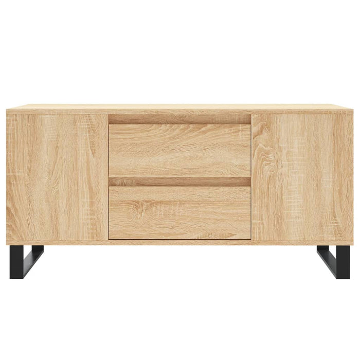 Coffee Table Sonoma Oak 102x44.5x50 cm Engineered Wood