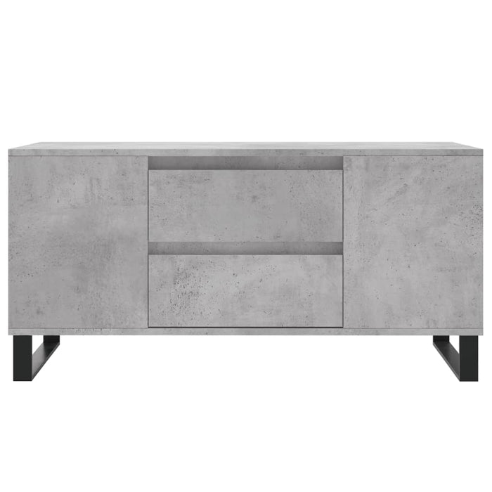 Coffee Table Concrete Grey 102x44.5x50 cm Engineered Wood