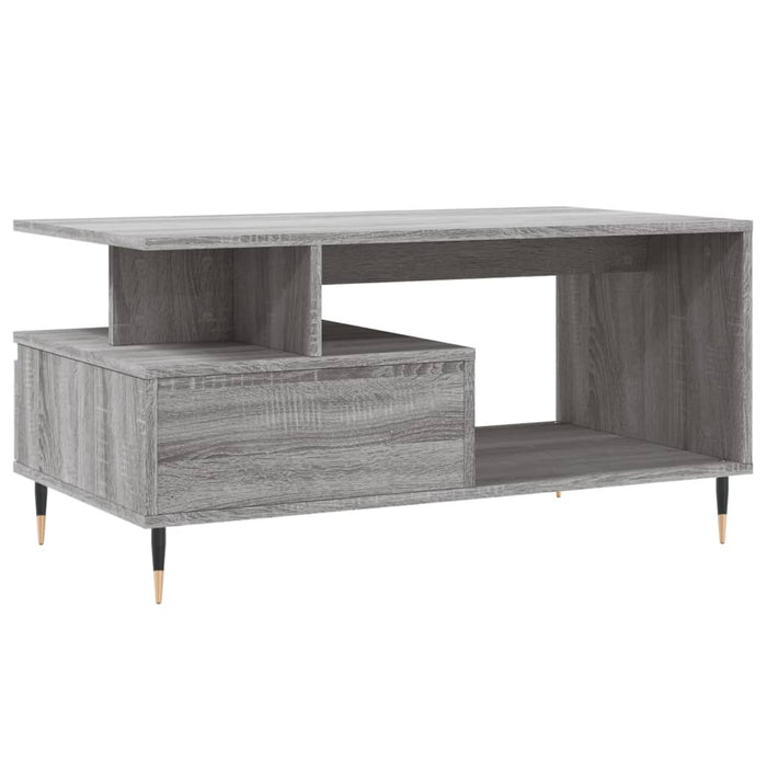 Coffee Table Grey Sonoma 90x49x45 cm Engineered Wood