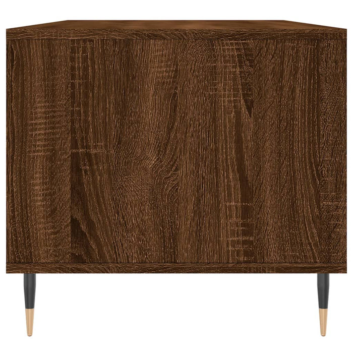 Coffee Table Brown Oak 90x49x45 cm Engineered Wood