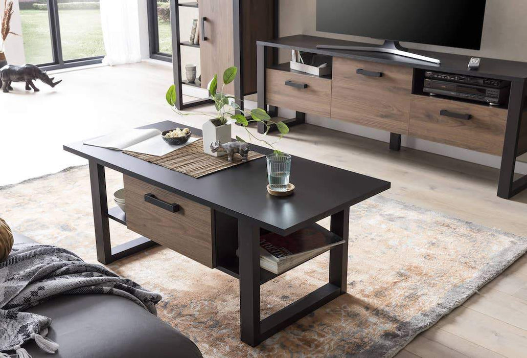 Nordi Coffee Table, Black, 110cm