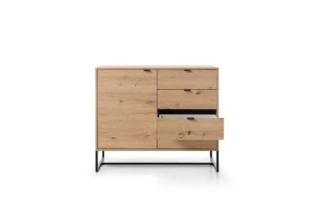 Amber Sideboard Cabinet, Oak Artisan, 103cm