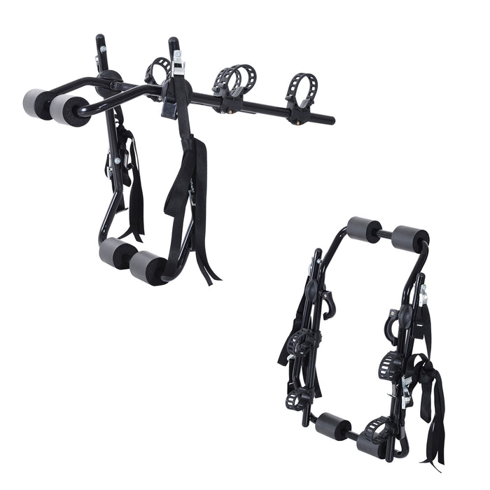 2 Bicycles Car Carrier Rack-Black