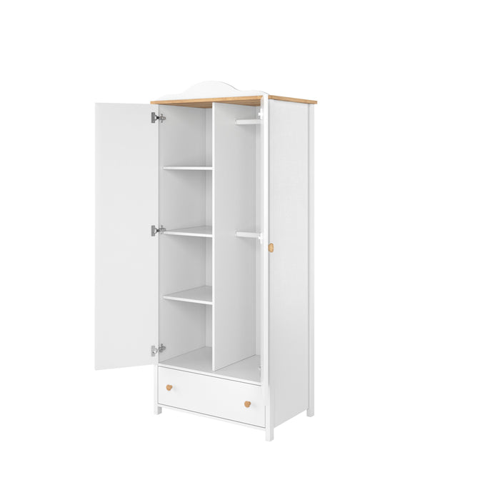 Story SO-12 2 Door Wardrobe, White Matt