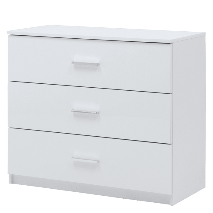 Siena 27 Chest of Drawers, White Gloss