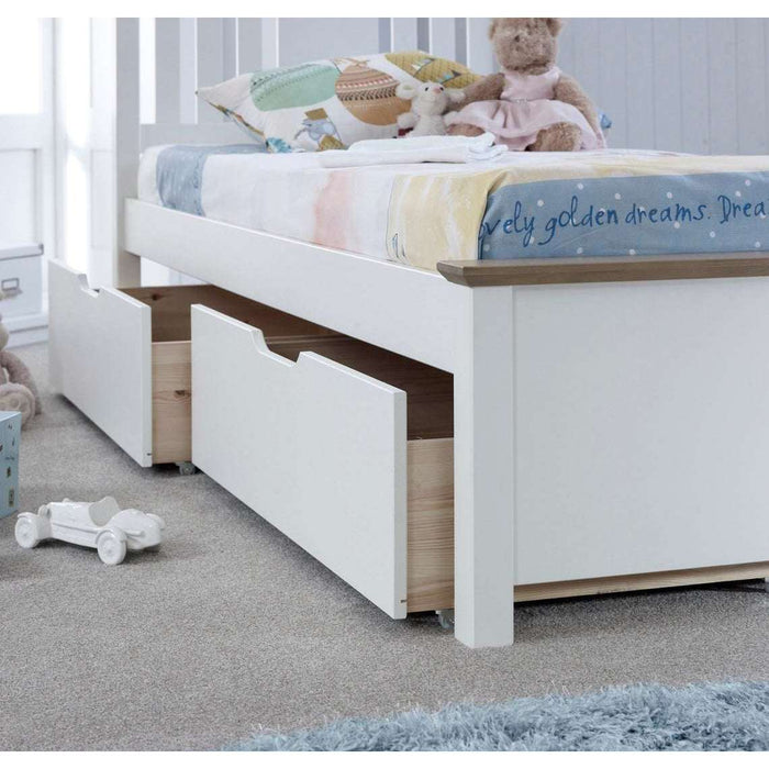 Chester Single Bed, White