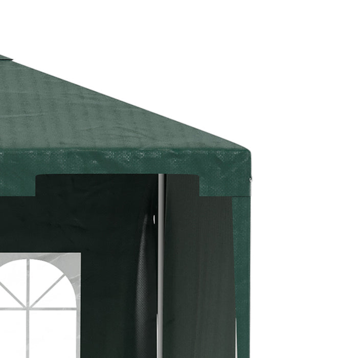 3 x 4 m Garden Gazebo Marquee Party Tent with 2 Sidewalls for Patio Yard Outdoor - Green